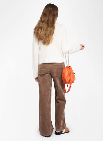 Pull col montant en cachemire ZADIG&VOLTAIRE Beige